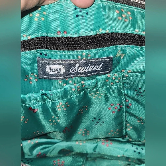 Lug Swivel with vibrant floral design and Lug's signature gunmetal hardware - Picture 8 of 11